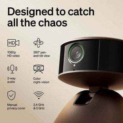 Petlibro Scout Smart AI Pet Camera - 9.2 x 9.2 x 10.4 cm (L x W x H)