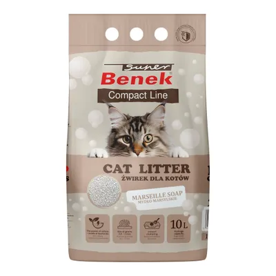Super Benek Katzenstreu Compact Marseille Soap - 10 l Super Benek Katzenstreu Compact Marseille Soap - 10 l
