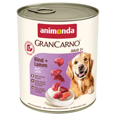 animonda GranCarno Original Adult, 24 x 800 г - Говядина и ягненок 	