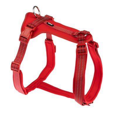 TIAKI neoprenový postroj, červený velikost XS: obvod hrudníku 28 - 42 cm