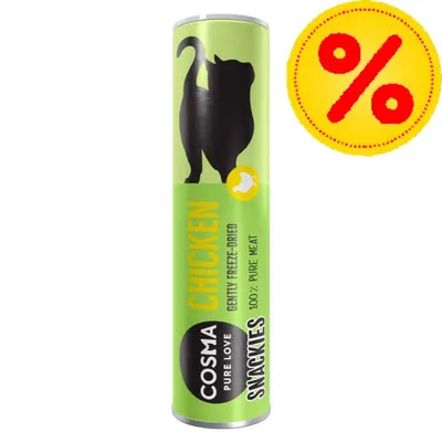 SLAGTILBUD! Cosma Snackies sparepakke!