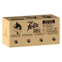 Voordeelpakket Felix "Zo Goed Als Het Eruit Ziet" Gelei 120 x 85 g - Vleesmix 2: Rund, Zalm, Kip, Tonijn (120 x 85 g)
