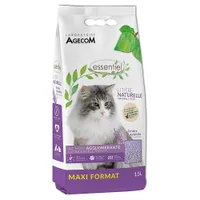 Litière naturelle Essentiel Tendre lavande pour chat - 6 L