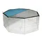 Kerbl Pet 8-kantig hage med solskyddsnät 8 element á B 57 x H 56 cm