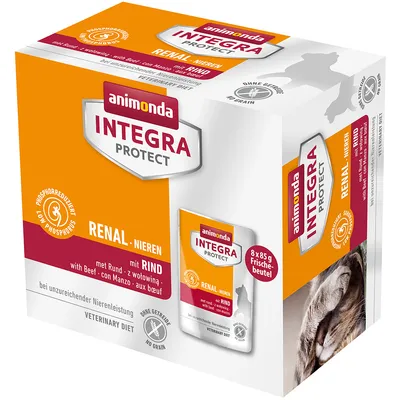 animonda Integra Protect Adult Renal 8 x 85 g - Nötkött