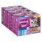 Jumbopack Whiskas Duo portionspåse 96 x 85 g Ocean Delights i gelé