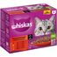 Whiskas 1+ buste 12 x 85 g Alimento umido per gatto Selezione Classica in Salsa