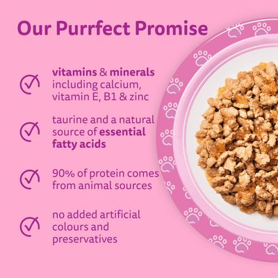 Whiskas Kitten Pouches in Jelly