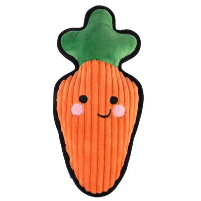 TIAKI Happy Carrot Tough -koiranlelu - P 29 x L 14 x K 6,5 cm