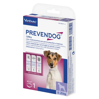 Prevendog collar antiparasitario para perros - 2 x 60 cm