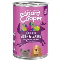 Edgard & Cooper Adult graanvrij 6 x 400 g voor honden - wild, eend
