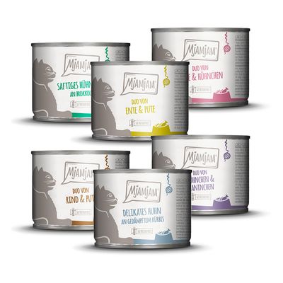 Pakiet mieszany MjAMjAM, 6 x 200 g Pakiet mieszany (6 smaków)