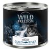Wild Freedom Adult Sterilised 24 x 200 g - senza cereali Umido per gatto Cold River - Pollo & Merluzzo