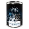 Wild Freedom Adult Sterilised 12 x 400 g - senza cereali Umido per gatti Cold River - Pollo & Merluzzo