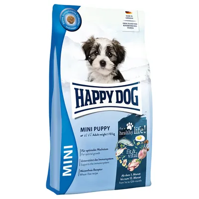 Happy Dog fit & vital Mini Puppy - 2 x 4 кг