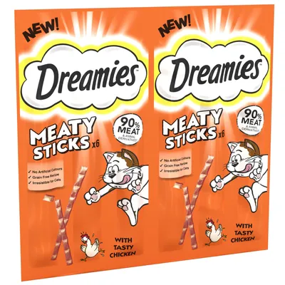 Dreamies Meaty Sticks with Tasty Chicken - 30g