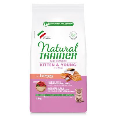 Natural Trainer Kitten Zalm Brokken Kat