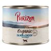 Purizon 200 g comida húmeda para gatos - Pack de prueba Organic: Salmón y pollo con espinacas