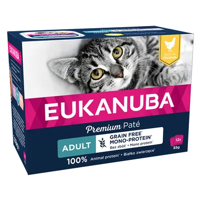 Eukanuba Grain Free Adult - Chicken - 12 x 85g Eukanuba Grain Free Adult - Chicken - 12 x 85g