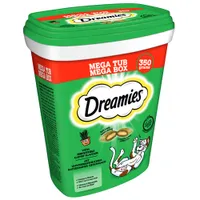Dreamies Mega Tub - Multibuy: Catnip (2 x 350g)