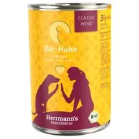 Herrmann's Classic Bio Menu 6 x 400 g - bio kuracie mäso s bio ryžou