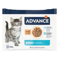 Advance Kitten Pollo umido per gatto - Set %: 52 x 85 g