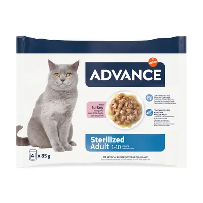 Advance Feline Sterilized krůtí - 12 x 85 g