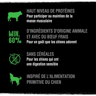 Crave Adult agneau, bœuf - lot % : 2 x 11,5 kg