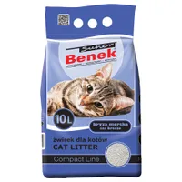 Super Benek Compact cu Parfum de Briza Mării - 10 l (cca. 8 kg)