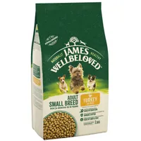 James Wellbeloved Adult Hypoallergenic Small Breed - Turkey & Rice - 1.5kg