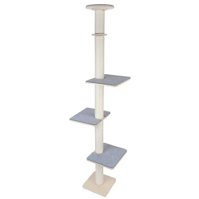 Modern Living Isernia Ceiling Cat Tree - Light grey