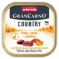 animonda GranCarno Adult Country 22 x 150 g - Nötkött, gås & pumpa