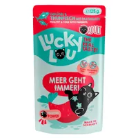 Sparpaket Lucky Lou Adult 48 x 125 g - Geflügel & Thunfisch