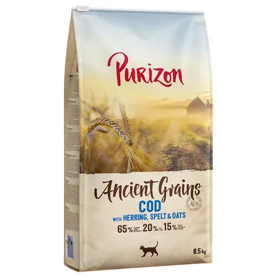 Purizon Adult Kabeljau - Urgetreide - Sparpaket: 2 x 6,5 kg