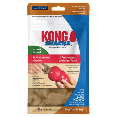 KONG Snacks beurre d'arachide pour chien taille L