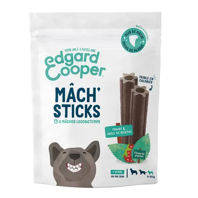 Edgard & Cooper Doggy Dental Munt & Aardbei
