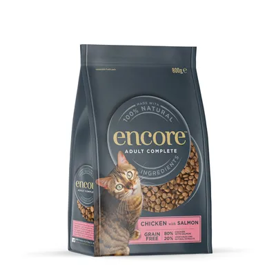 Encore Cat пиле със сьомга - 2 x 800 г