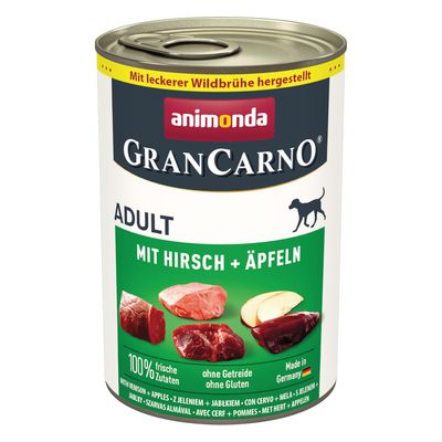 Animonda GranCarno Original Adult 6 x 400 g Hert & Appel