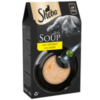 Sheba Classic Soups Saver Pack 40 x 40g - with Chicken Fillets