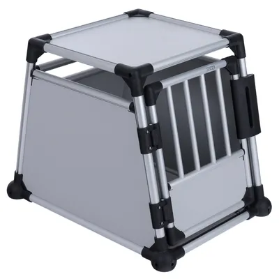 Trixie Aluminium Dog Crate - Size S: 55 x 78 x 62 cm (L x W x H)