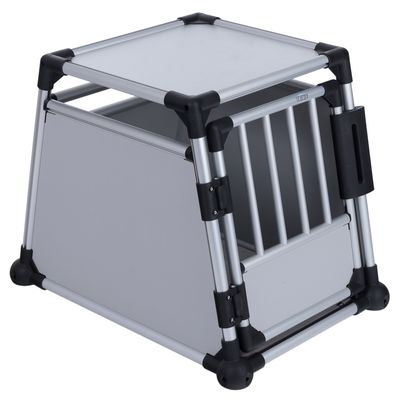 Trixie Hundebox Aluminium B 55 x T 78 x H 62 cm (Größe M)
