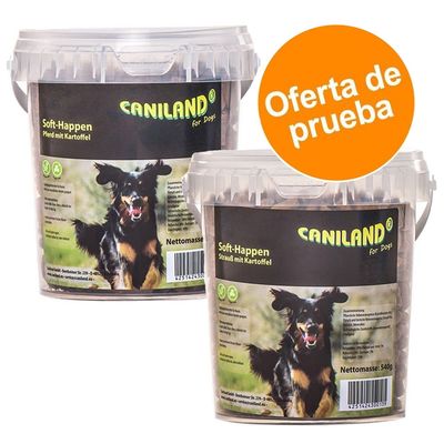 Pack mixto: Caniland Soft bocaditos sin cereales 2 x 540 g 2 x 540 g