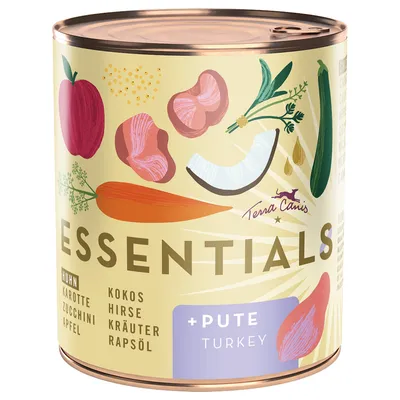 Terra Canis Essential 8+ Saver Pack 12 x 780g - dog wet food - Chicken & Turkey