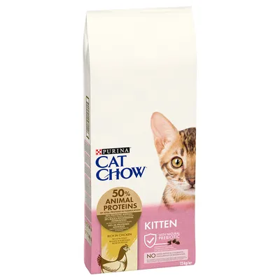 PURINA Cat Chow Kitten cu pui - 2 x 15 kg