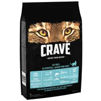CRAVE Adult Salmon & Whitefish Dry Cat Food - Economy Pack: 2 x 7kg