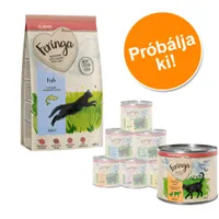 Feringa próbacsomag: szárazeledel + 6 x 200 g nedvestáp - 400 g száraztáp hal + nedvestáp