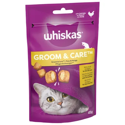 Whiskas Snacks Groom & Care Huhn 45 g - Huhn (45 g)