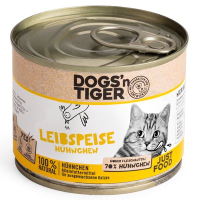 Dogs'n Tiger Senior Cat 6 x 200 g Favourite food: Pui