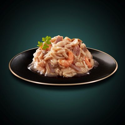 Sheba Dômes Filets fins 16 x 60 g - poulet, crevettes