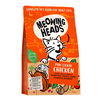 Meowing Heads Paw Lickin' - Chicken - 4kg Meowing Heads Paw Lickin' - Chicken - 4kg